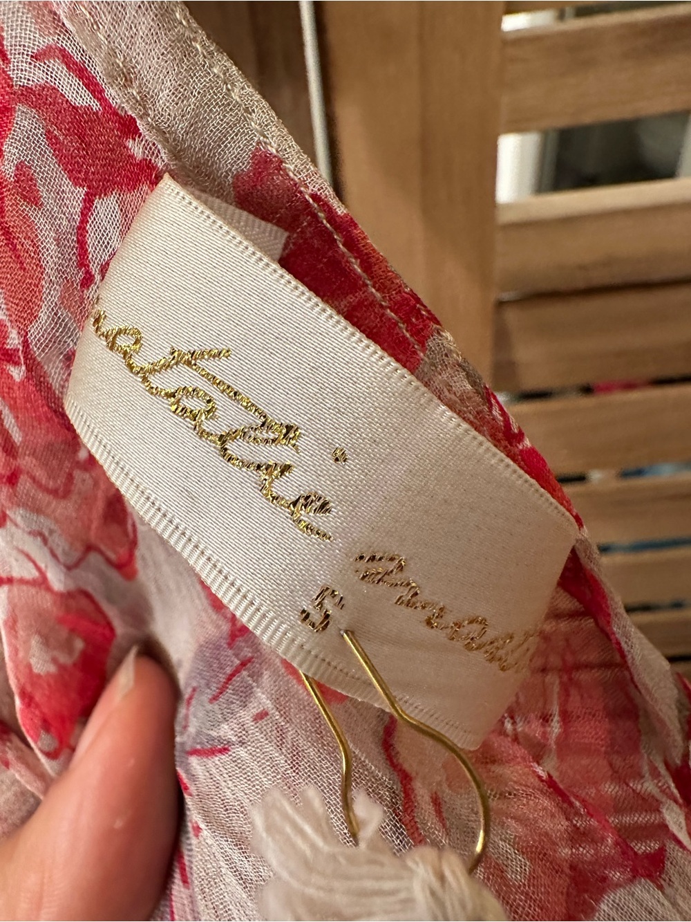 Natalie Martin Ramya Maxi Sheer Dress in Dove size S_NWT_ no slip - Picture 6 of 8